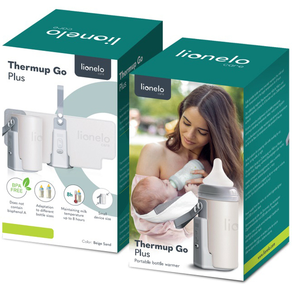 Підігрівач пляшечок Lionelo Thermup Go Plus Beige Sand Портативний, бежевий - Pampik - 12
