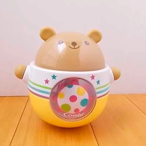 Іграшка-неваляшка Combi Roly Poly 16718, жовтий (22762) - Pampik - 3