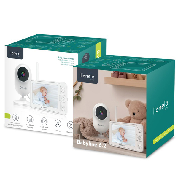 Видеоняня Lionelo BabyLine 6.2 White (LOC-BABYLINE 6.2) - Pampik - 12