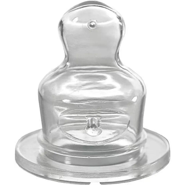 Пляшка скляна Nip Мишка, 125 мл, світло-блакитний (35069) - Pampik - 3