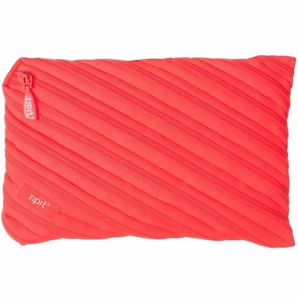 Пенал Zipit Neon Jumbo, червоний (ZTJ-NN-2) - Pampik