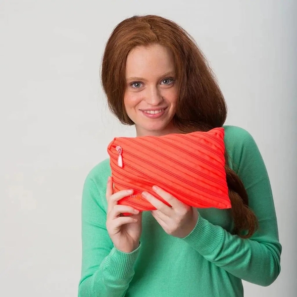 Пенал Zipit Neon Jumbo, червоний (ZTJ-NN-2) - Pampik - 2