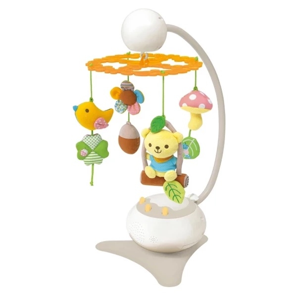 Музичний мобіль Combi 14086 з підвісними іграшками та звуковим сенсором (17256) - Pampik
