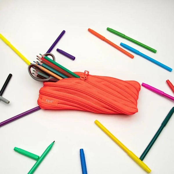 Пенал Zipit Neon, червоний (ZT-NN-2) - Pampik - 3