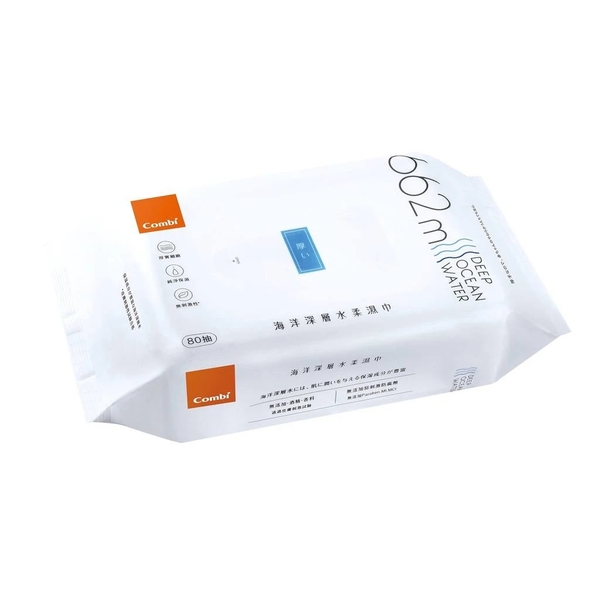 Влажные салфетки Combi 71249 с экстрактом морской воды, 80 шт. - Pampik