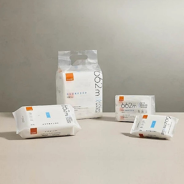 Влажные салфетки Combi 71249 с экстрактом морской воды, 80 шт. - Pampik - 4