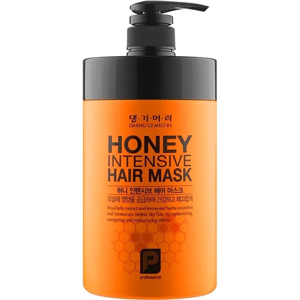 Маска для волосся Daeng Gi Meo Ri Honey Intensive Plus Hair Mask, медова, інтенсивної дії, 1 л - Pampik