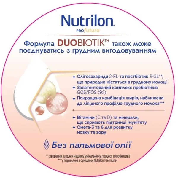 Смесь молочная сухая Nutrilon Profutura 3, 1.6 кг (2 уп. по 800 г) - Pampik - 3