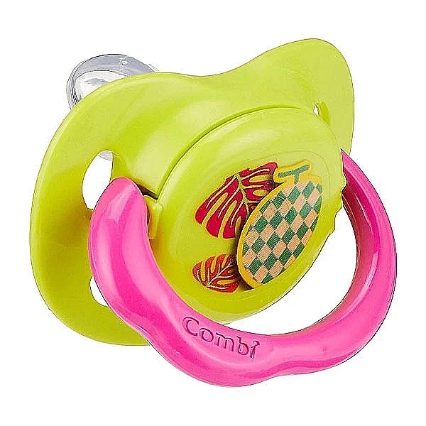 Пустышка силиконовая ортодонтическая Combi Step 1 116198, 0-3 мес., салатовый (15271) - Pampik