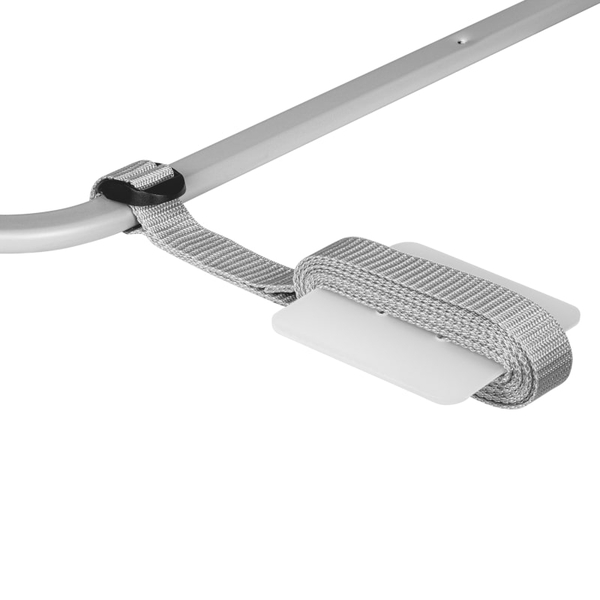 Захисний бар'єр для ліжка Lionelo Lora XL Grey Stone, сірий - Pampik - 5