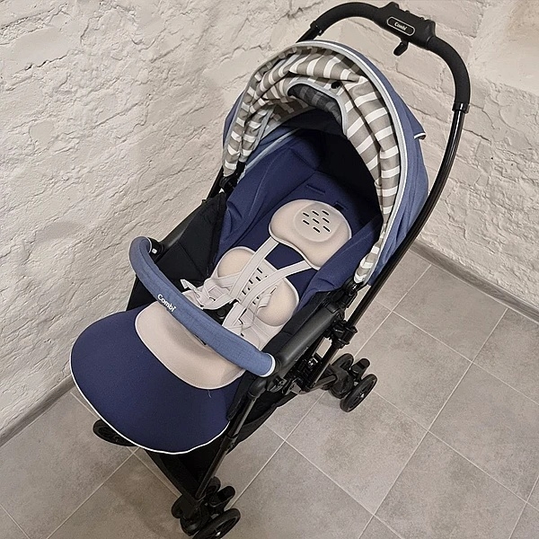 Уценка. Прогулочная коляска Combi Handy 4 Cas II 0000, синий (28320) - Pampik - 6