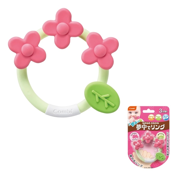 Прорізувач Combi 115178 у формі квіточки, рожевий (22763) - Pampik - 2