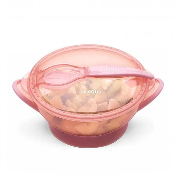 Дорожный набор для кормления Nuvita Cool, розовый (NV1421COOLPINK) - Pampik