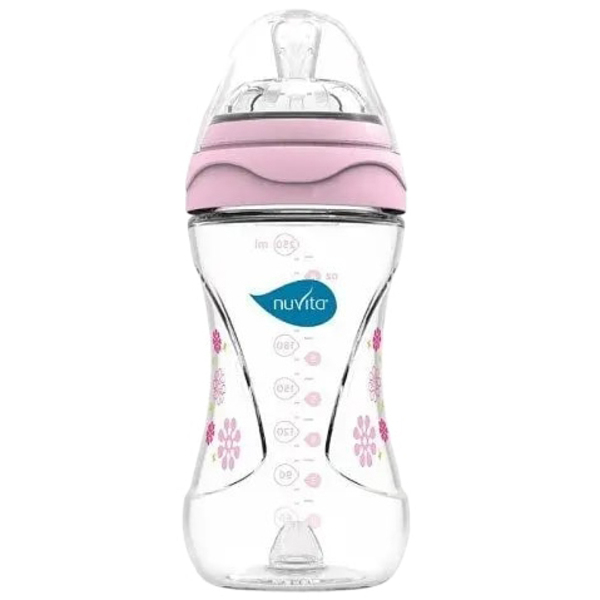 Пляшечка для годування Nuvita Mimic, 250 мл, рожевий (NV6030Pink) - Pampik