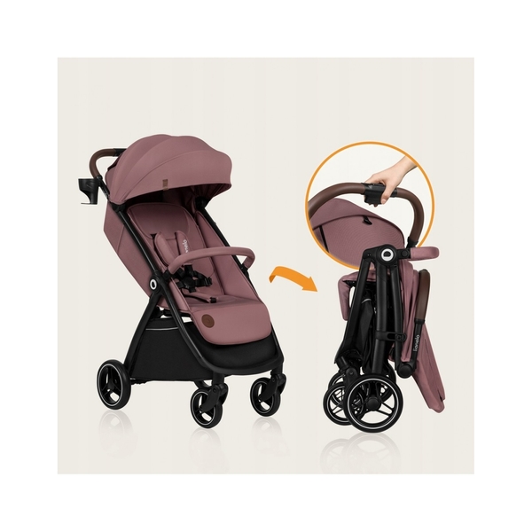 Прогулочная коляска Lionelo Ingrid Pink Mauve (LO-INGRID PINK MUAVE) - Pampik - 9