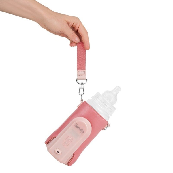 Мобильный подогреватель для бутылочек Lionelo Thermup Go Evo Coral Pink (LOC-THERMUP GO EVO CORAL PINK) - Pampik - 5