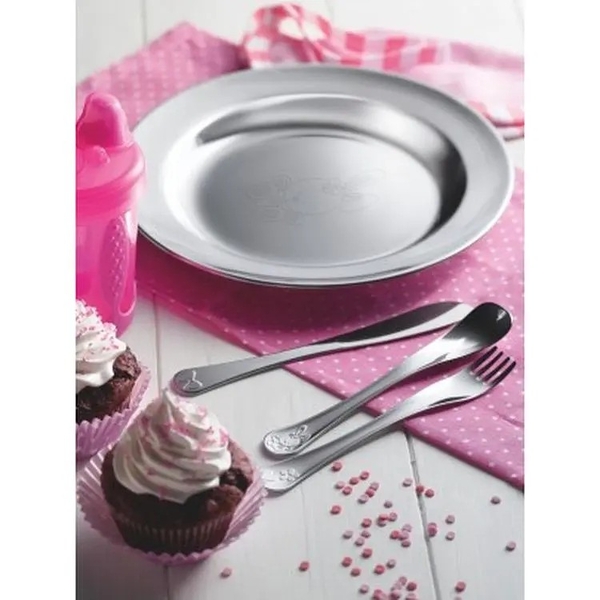 Набір столових приборів для дітей Tramontina Baby Le Petit pink, 3 предмета (66973/005) - Pampik - 2