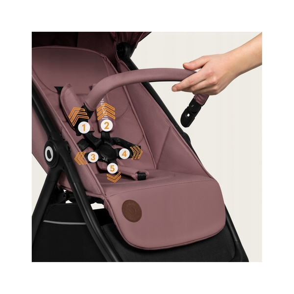 Прогулочная коляска Lionelo Ingrid Pink Mauve (LO-INGRID PINK MUAVE) - Pampik - 12