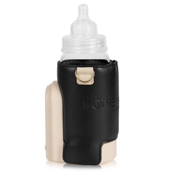 Мобільний підігрівач для пляшечок Lionelo Thermup Go Evo Black Gold (LOC-THERMUP GO EVO BLACK GOLD) - Pampik - 2