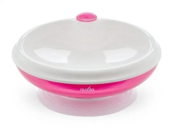 Тарілка Nuvita, рожевий (NV1427Pink) - Pampik