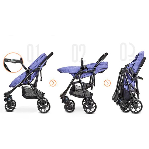 Универсальная коляска 2 в 1 Combi i_Thruller, фиолетовый (117125) - Pampik - 6