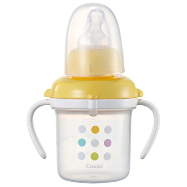 Бутылочка для напитков Combi 3+ мес., 200 мл, желтый (113641) - Pampik