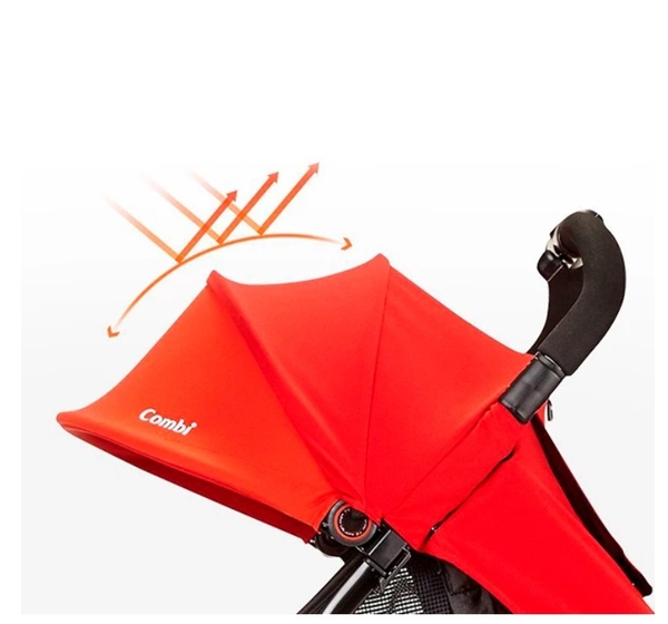 Прогулочная ультралегкая коляска Combi F2 Plus, розовый (116250) - Pampik - 7