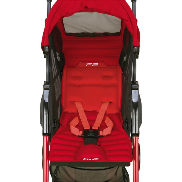 Прогулочная ультралегкая коляска Combi F2 Plus, красный (116247) - Pampik - 7