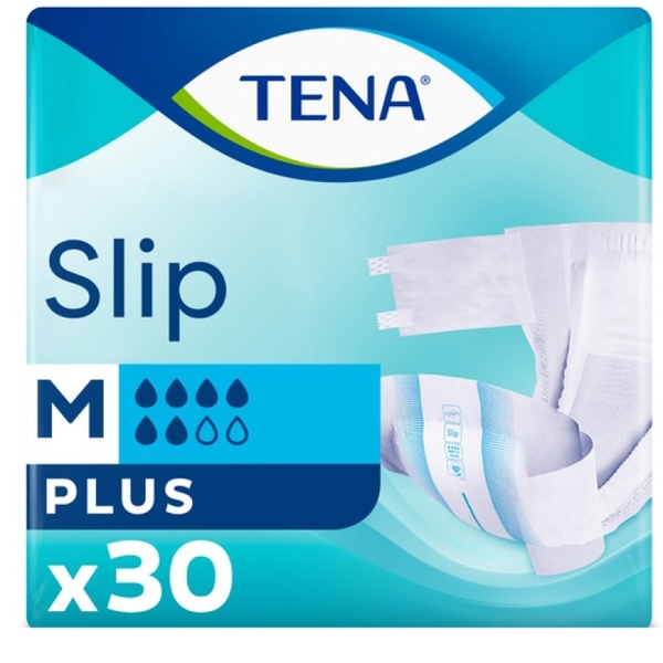 Уцінка. Підгузки для дорослих Tena Slip Plus Medium, 30 шт. - Pampik