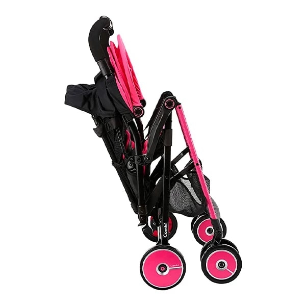 Прогулочная ультралегкая коляска Combi F2 Plus, розовый (116250) - Pampik - 5