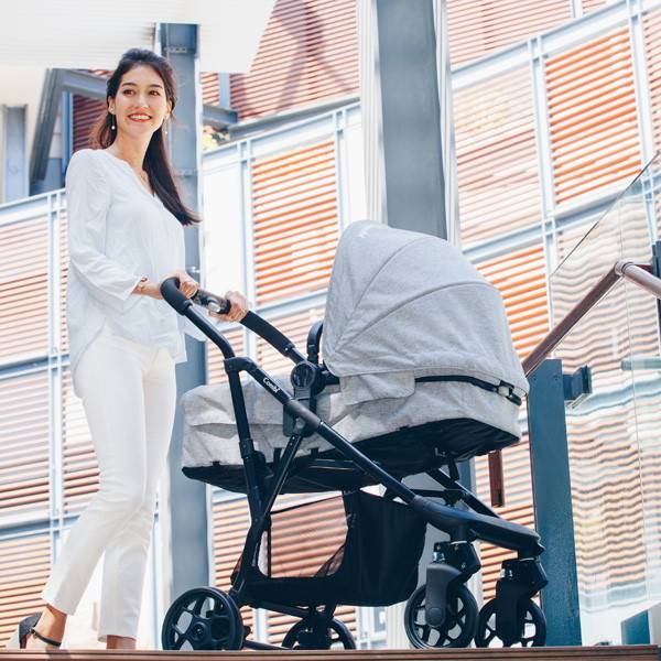 Универсальная коляска 2 в 1 Combi i_Thruller, серый (117126) - Pampik - 12