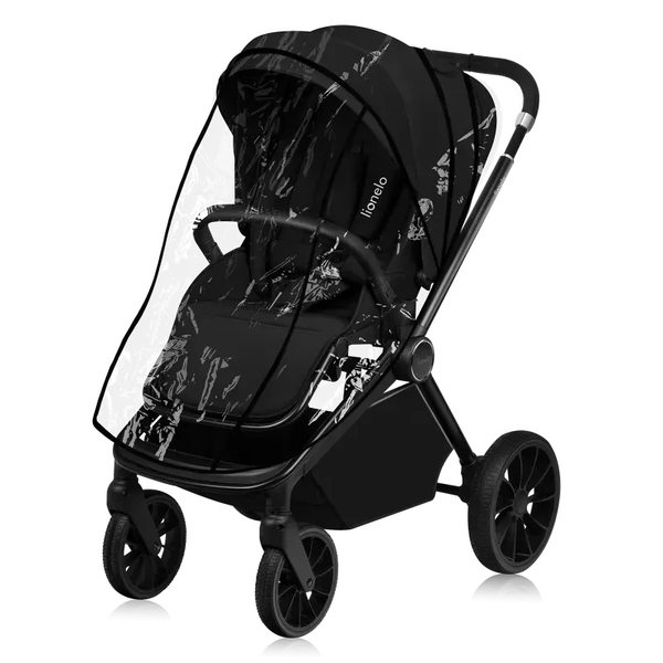 Универсальная коляска 3 в 1 Lionelo Mika Plus Black Onyx (LO-MIKA PLUS 3IN1 BLACK ONYX) - Pampik - 11