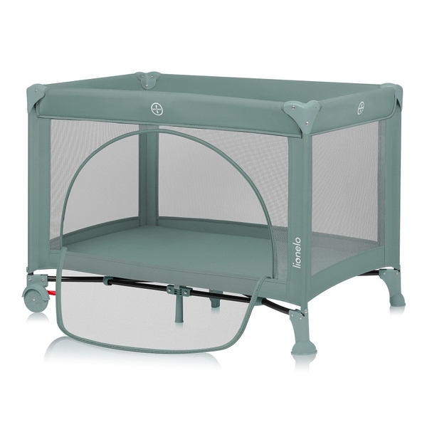 Манеж-кроватка Lionelo Laura Green Sage (LO-LAURA GREEN SAGE) - Pampik - 4