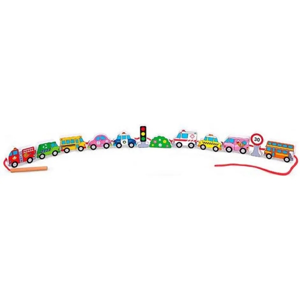 Шнурівка Viga Toys Автотранспорт (59851) - Pampik - 2