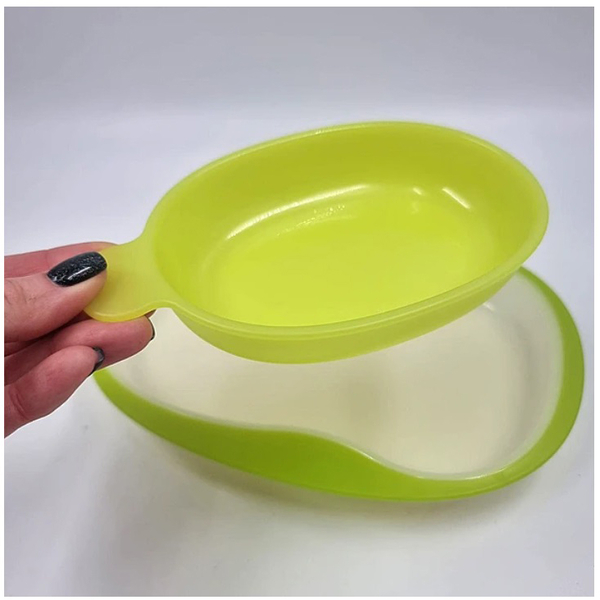 Уценка. Тарелка плоская пластмассовая Combi, 2 шт, салатовый (81234) - Pampik - 3