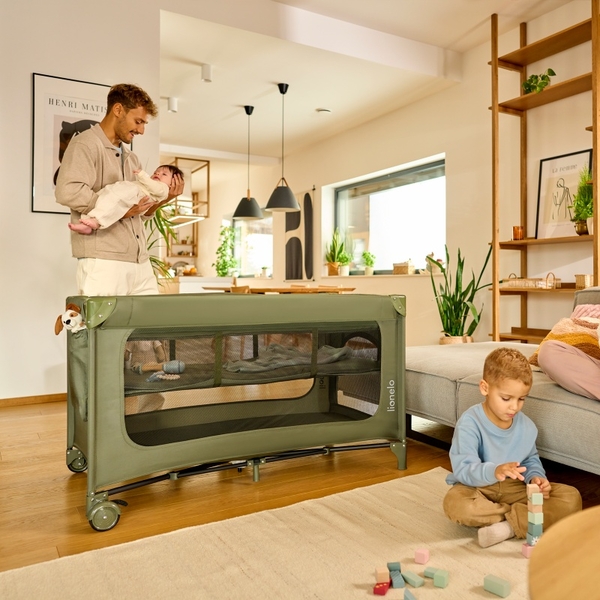 Манеж Lionelo Jasmin Easy Fold Grey Stone (LO-JASMIN EASY FOLD GREY STONE) - Pampik - 13