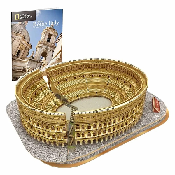 3D Пазл CubicFun National Geographic Колізей, 131 шт. (DS0976h) - Pampik - 5