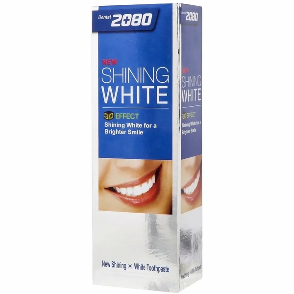 Зубна паста Aekyung 2080 New Shining White відбілююча, 120 г - Pampik - 2