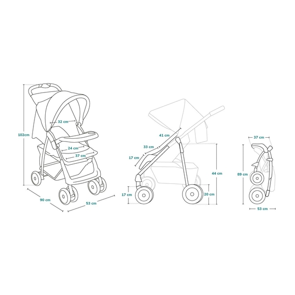 Прогулянкова коляска Lionelo Emma Plus Beige Latte (LO-EMMA PLUS BEIGE LATTE) - Pampik - 10