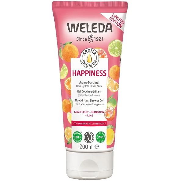 Гель для душу Weleda Арома Щастя, 200 мл - Pampik