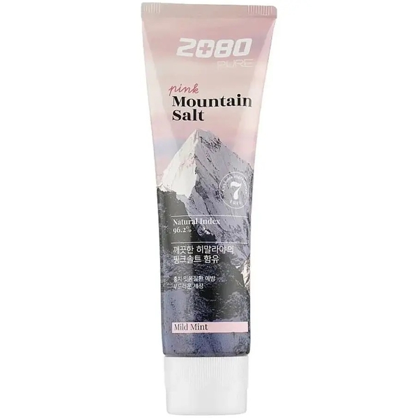 Зубная паста Aekyung 2080 Pink Mountain Salt Гималайская соль, 120 г - Pampik - 4