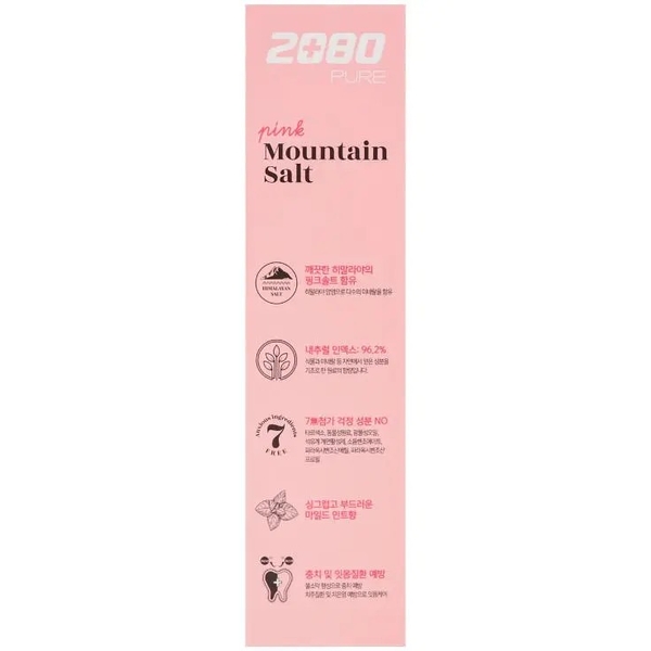 Зубная паста Aekyung 2080 Pink Mountain Salt Гималайская соль, 120 г - Pampik - 8