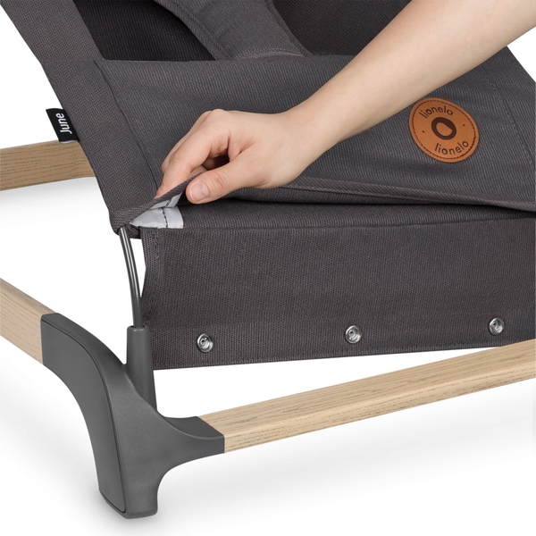 Кресло-качалка Lionelo June Air Grey Graphite (LO-JUNE AIR GREY GRAPHITE) - Pampik - 6