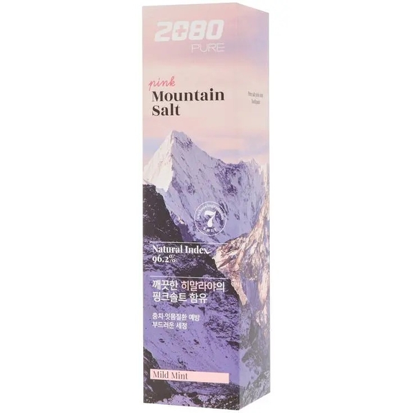 Зубная паста Aekyung 2080 Pink Mountain Salt Гималайская соль, 120 г - Pampik - 3