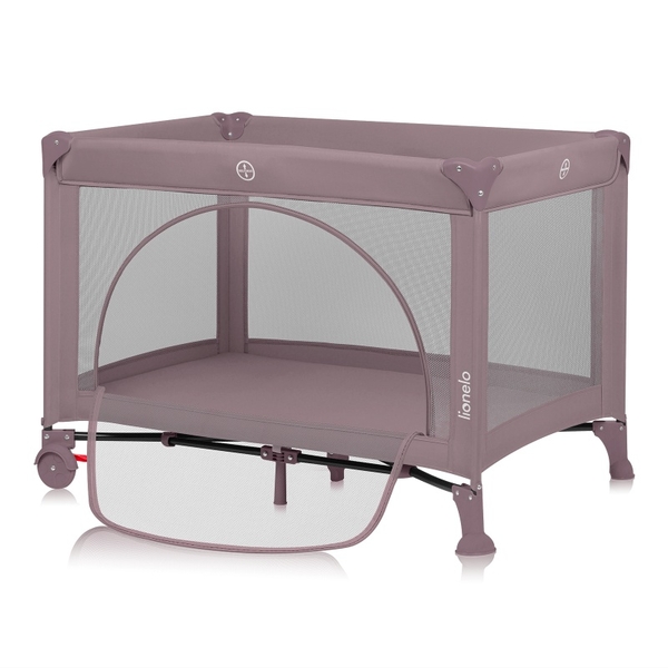 Манеж-ліжечко Lionelo Laura Pink Nude (LO-LAURA PINK NUDE) - Pampik - 4