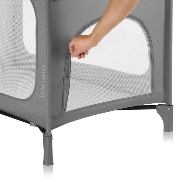 Манеж Lionelo Jasmin Easy Fold Grey Stone (LO-JASMIN EASY FOLD GREY STONE) - Pampik - 7