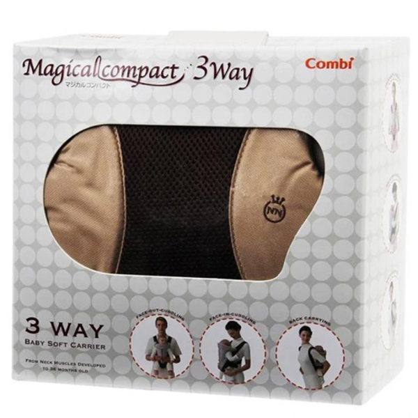 Рюкзак-кенгуру Combi SK-A Sea, 3 положения, бежевый (14241) - Pampik - 4