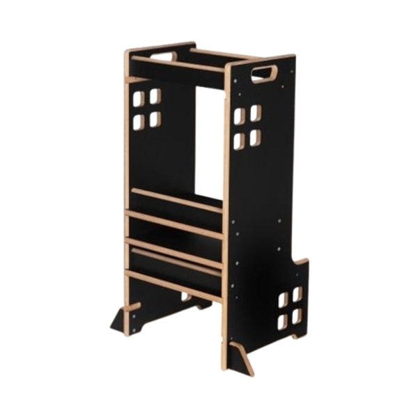 Дитяча вежа-помічник Lionelo Cass Black Onyx (LO-CASS BLACK ONYX) - Pampik