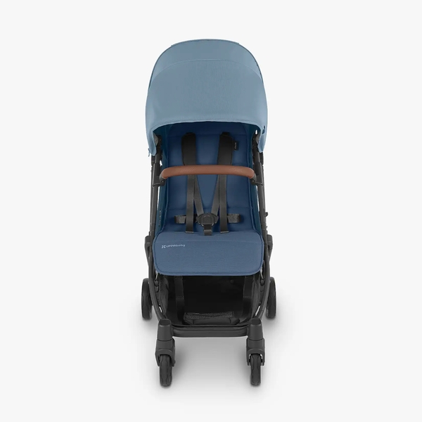 Прогулянкова коляска Uppababy MINU V2 Charlotte Coastal blue/Carbon frame/Saddle leather (0802-MIN-EU- CHA) - Pampik - 3