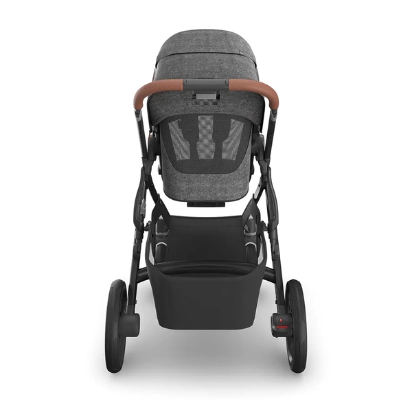 Универсальная коляска 2в1 Uppababy Vista V3 Greyson Charcoal Melange/Carbon Frame/Saddle Leather (0303-VIS-EU- GRY) - Pampik - 4